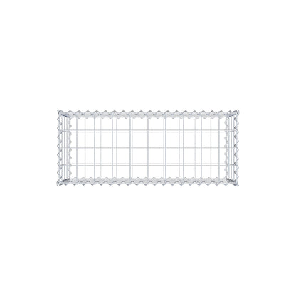 Gavión 100 cm x 40 cm x 40 cm (largo x alto x fondo), malla 10 cm x 10 cm, en espiral