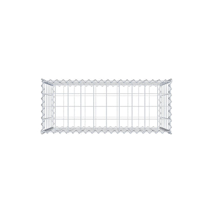 Gabion 100 cm x 60 cm x 40 cm (L x H x D), maskstorlek 10 cm x 10 cm, spiral