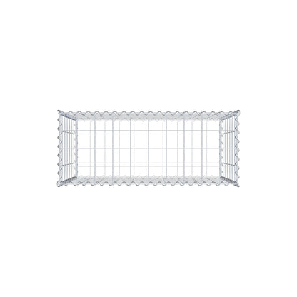 Gavión 100 cm x 70 cm x 40 cm (L x A x P), luz de malla 10 cm x 10 cm, en espiral