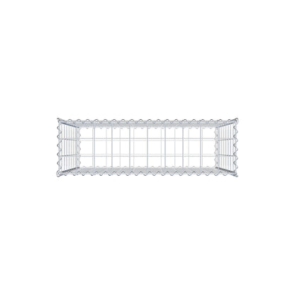 Gabion 100 cm x 90 cm x 30 cm (L x H x D), mesh size 10 cm x 10 cm, spiral