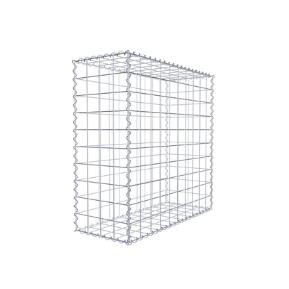Gabion 100 cm x 100 cm x 40 cm (L x H x D), maskstorlek 10 cm x 10 cm, spiral