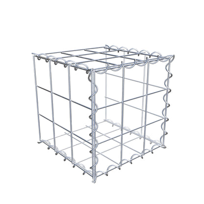 Opvokset gabion type 2 30 cm x 30 cm x 30 cm (L x H x D), maskestørrelse 10 cm x 10 cm, spiral