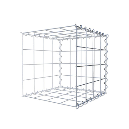 Gabbione aggiuntivo tipo 2 40 cm x 40 cm x 40 cm (L x H x P), dimensione maglia 10 cm x 10 cm, a spirale
