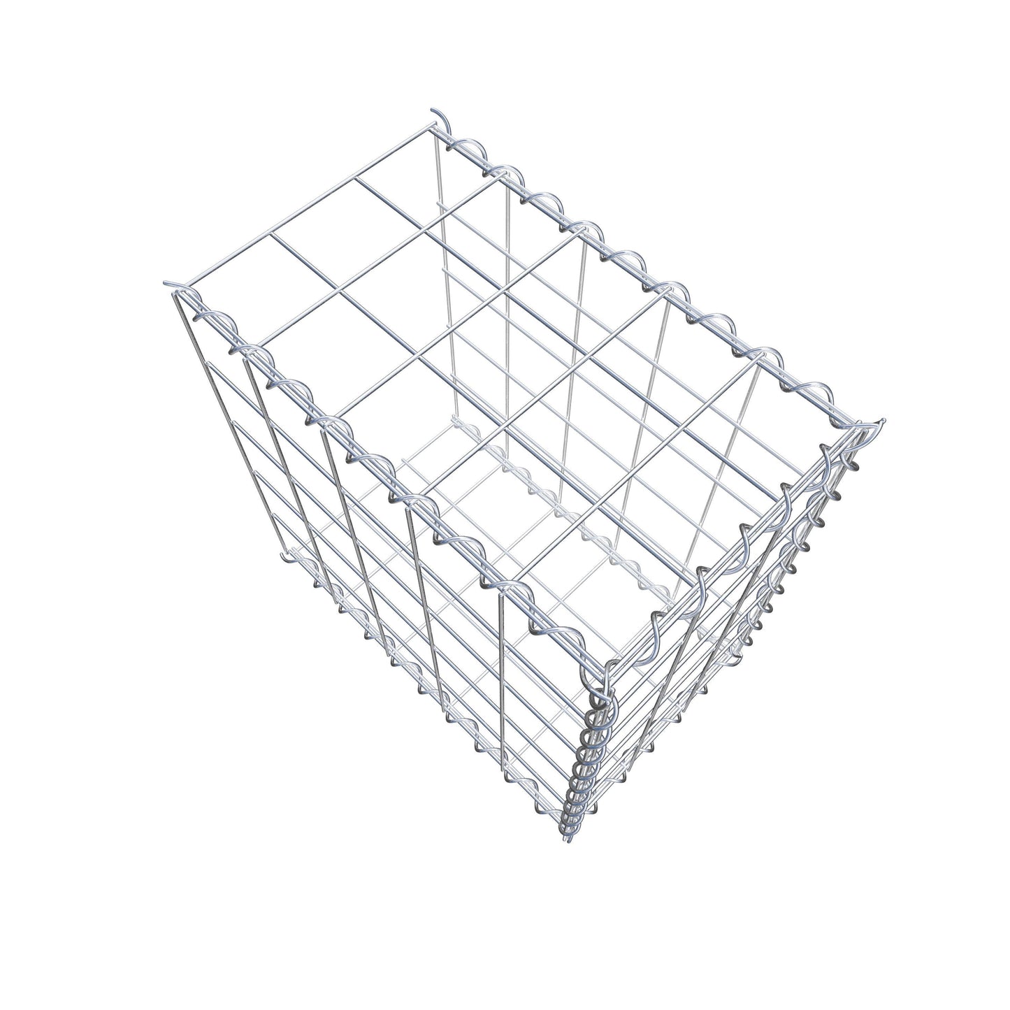 Gavión adicional tipo 2 50 cm x 50 cm x 30 cm (L x A x P), malla 10 cm x 10 cm, en espiral