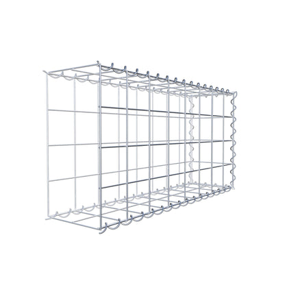 Extra gabion typ 2 80 cm x 40 cm x 20 cm (L x H x D), maskstorlek 10 cm x 10 cm, spiral