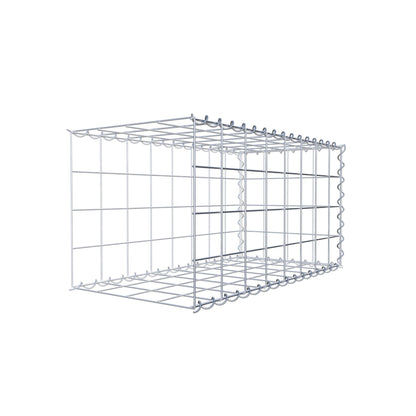 Gabbione aggiuntivo tipo 2 80 cm x 40 cm x 40 cm (L x H x P), dimensione maglia 10 cm x 10 cm, a spirale