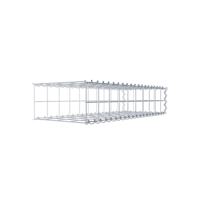 Gabião tipo 2 100 cm x 20 cm x 40 cm (C x A x P), malhagem 10 cm x 10 cm, espiral