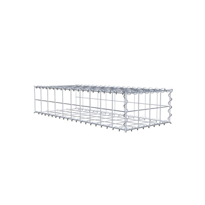 Gabião tipo 2 100 cm x 20 cm x 40 cm (C x A x P), malhagem 10 cm x 10 cm, espiral