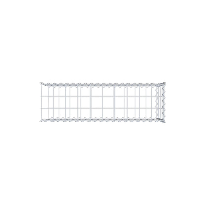 Grown-on gabion type 2 100 cm x 40 cm x 30 cm (L x H x D), mesh size 10 cm x 10 cm, spiral