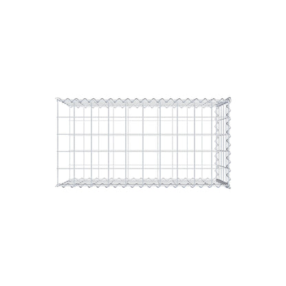 Extra gabion typ 2 100 cm x 50 cm x 50 cm (L x H x D), maskstorlek 10 cm x 10 cm, spiral