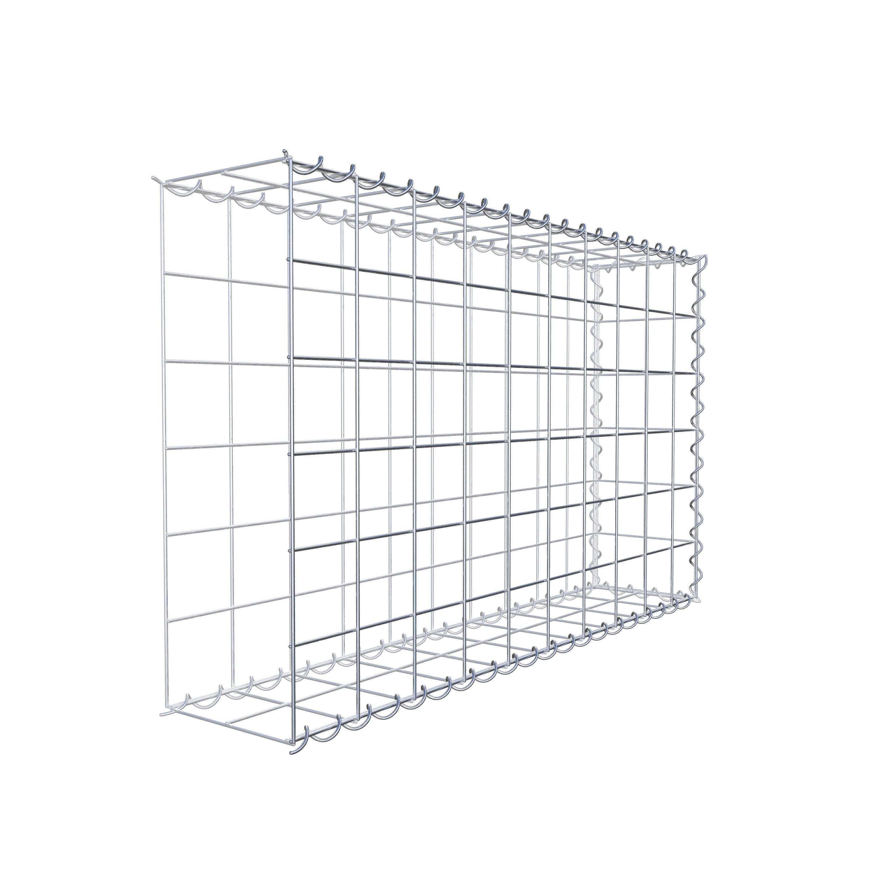 Gavión complementario tipo 2 100 cm x 60 cm x 20 cm (L x A x P), malla 10 cm x 10 cm, espiral