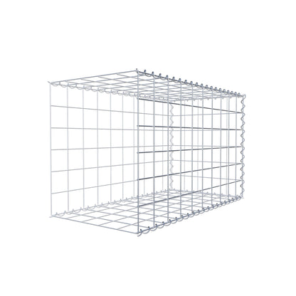 Gabion rapporté type 2 100 cm x 60 cm x 50 cm (L x H x P), mailles 10 cm x 10 cm, spirale