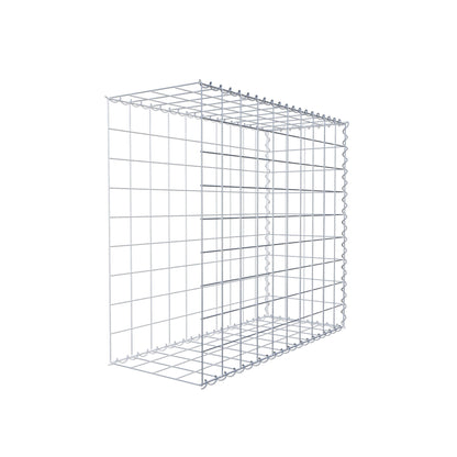Gabion rapporté type 2 100 cm x 90 cm x 40 cm (L x H x P), mailles 10 cm x 10 cm, spirale