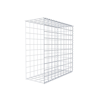 Gabbione aggiuntivo tipo 2 100 cm x 100 cm x 40 cm (L x H x P), dimensione maglia 10 cm x 10 cm, a spirale