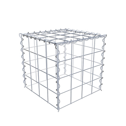 Grown-on gabion type 3 40 cm x 40 cm x 40 cm (L x H x D), mesh size 10 cm x 10 cm, spiral