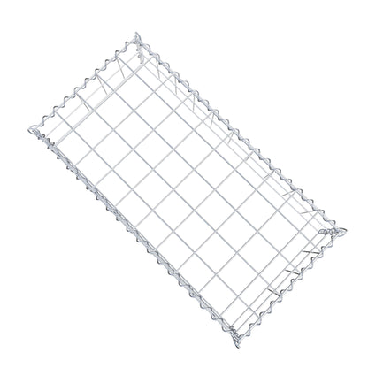 Grown-on gabion type 3 100 cm x 20 cm x 50 cm (L x H x D), mesh size 10 cm x 10 cm, spiral
