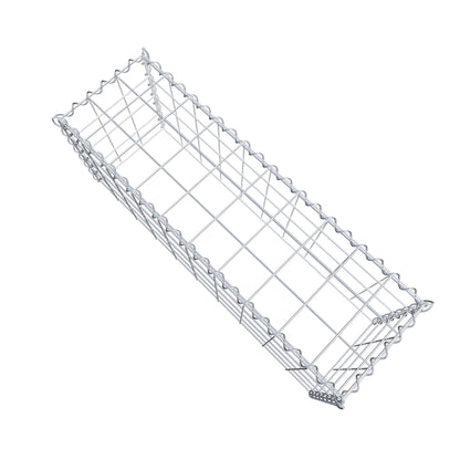 Extra gabion typ 3 100 cm x 40 cm x 30 cm (L x H x D), maskstorlek 10 cm x 10 cm, spiral