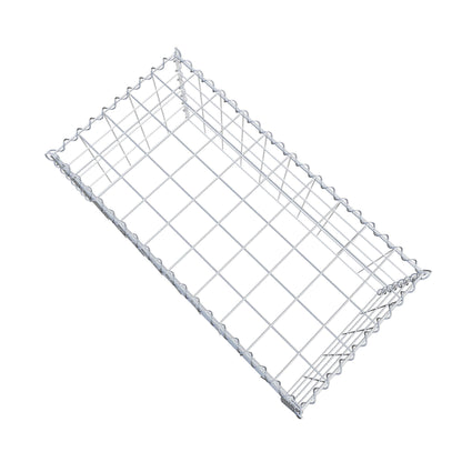Gabion rapporté type 3 100 cm x 40 cm x 50 cm (L x H x P), mailles 10 cm x 10 cm, spirale