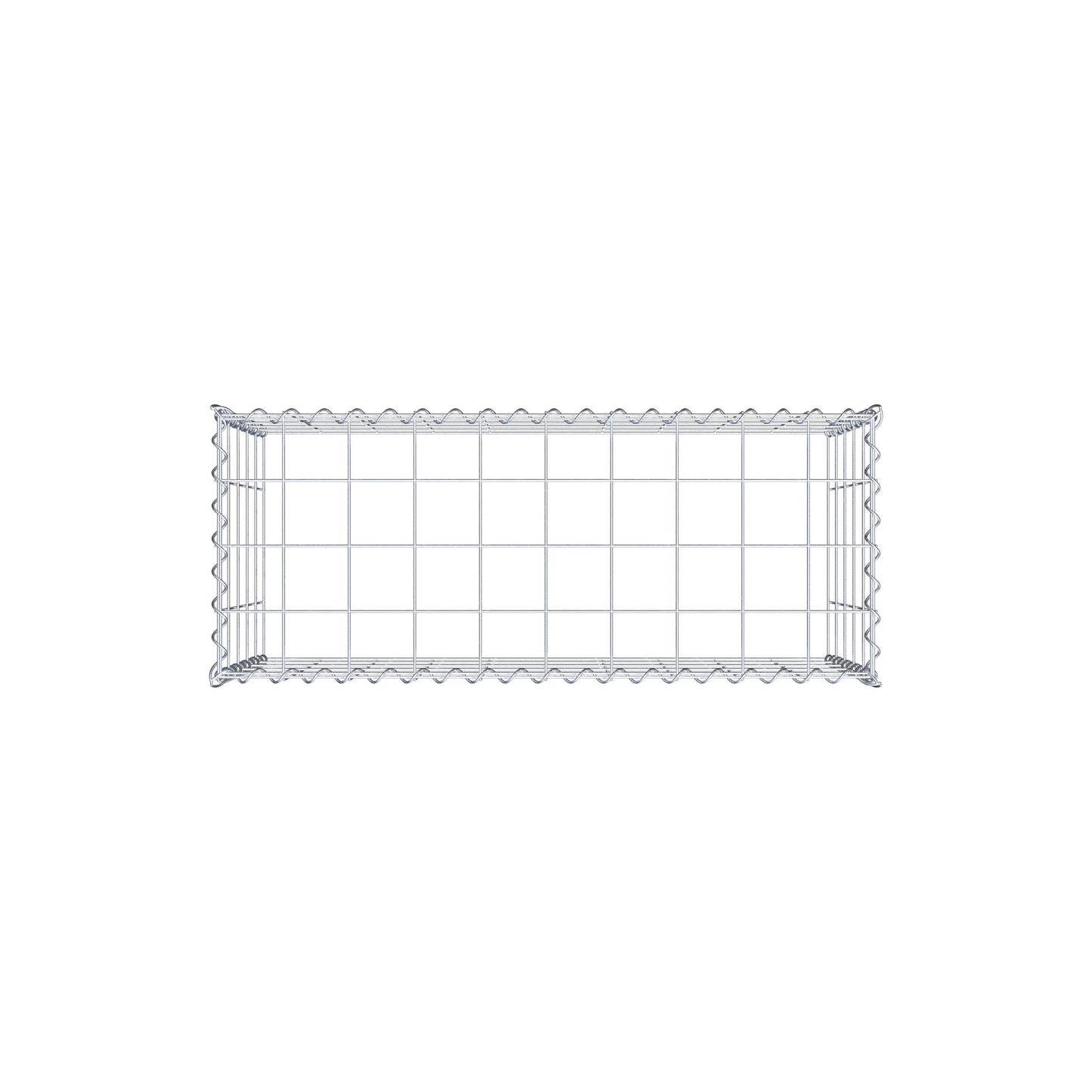 Gabbione aggiuntivo tipo 3 100 cm x 50 cm x 40 cm (L x H x P), maglia 10 cm x 10 cm, spirale