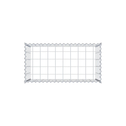 Grown-on gabion type 3 100 cm x 50 cm x 50 cm (L x H x D), mesh size 10 cm x 10 cm, spiral