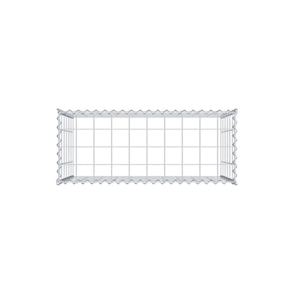 Opvokset gabion type 3 100 cm x 60 cm x 40 cm (L x H x D), maskestørrelse 10 cm x 10 cm, spiral