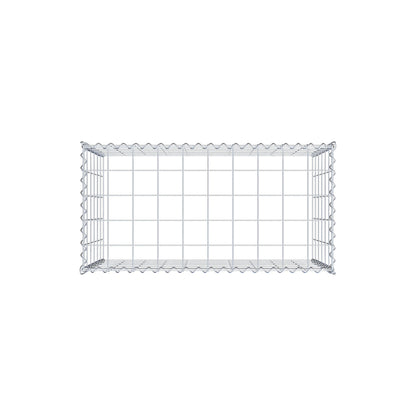 Gabion rapporté type 3 100 cm x 60 cm x 50 cm (L x H x P), mailles 10 cm x 10 cm, spirale