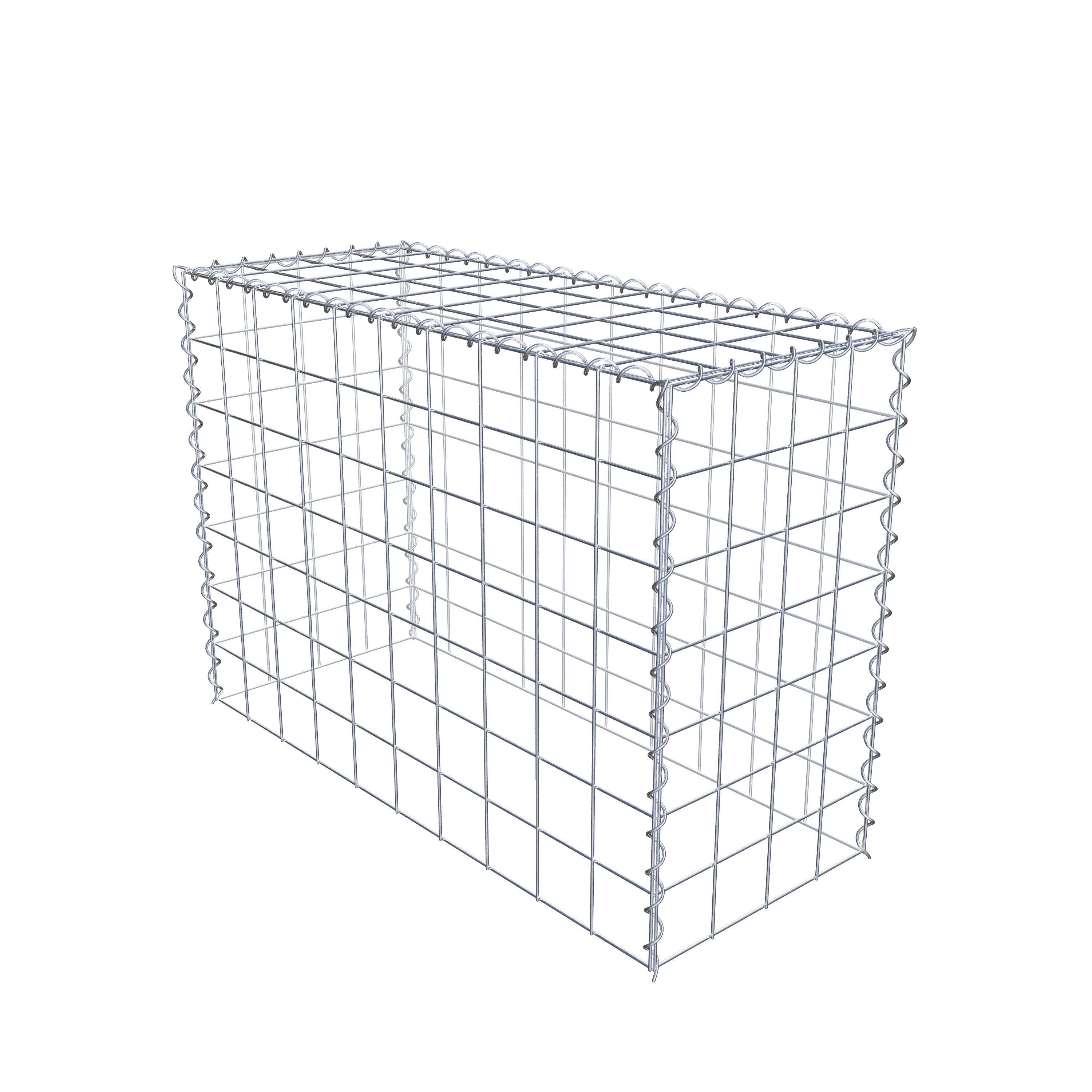 Grown-on gabion type 3 100 cm x 70 cm x 40 cm (L x H x D), mesh size 10 cm x 10 cm, spiral