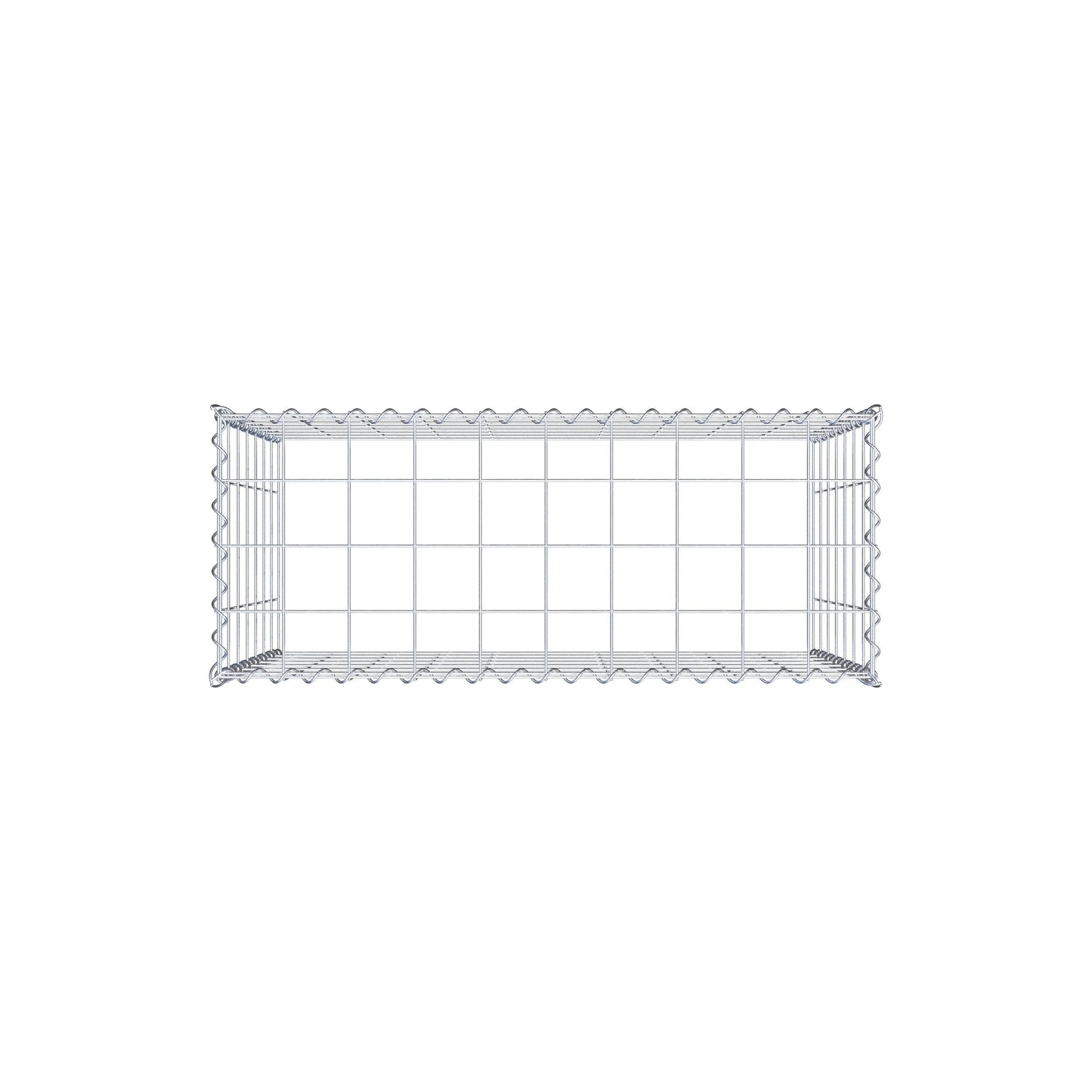 Add-on schanskorf type 3 100 cm x 70 cm x 40 cm (L x H x D), maaswijdte 10 cm x 10 cm, spiraal