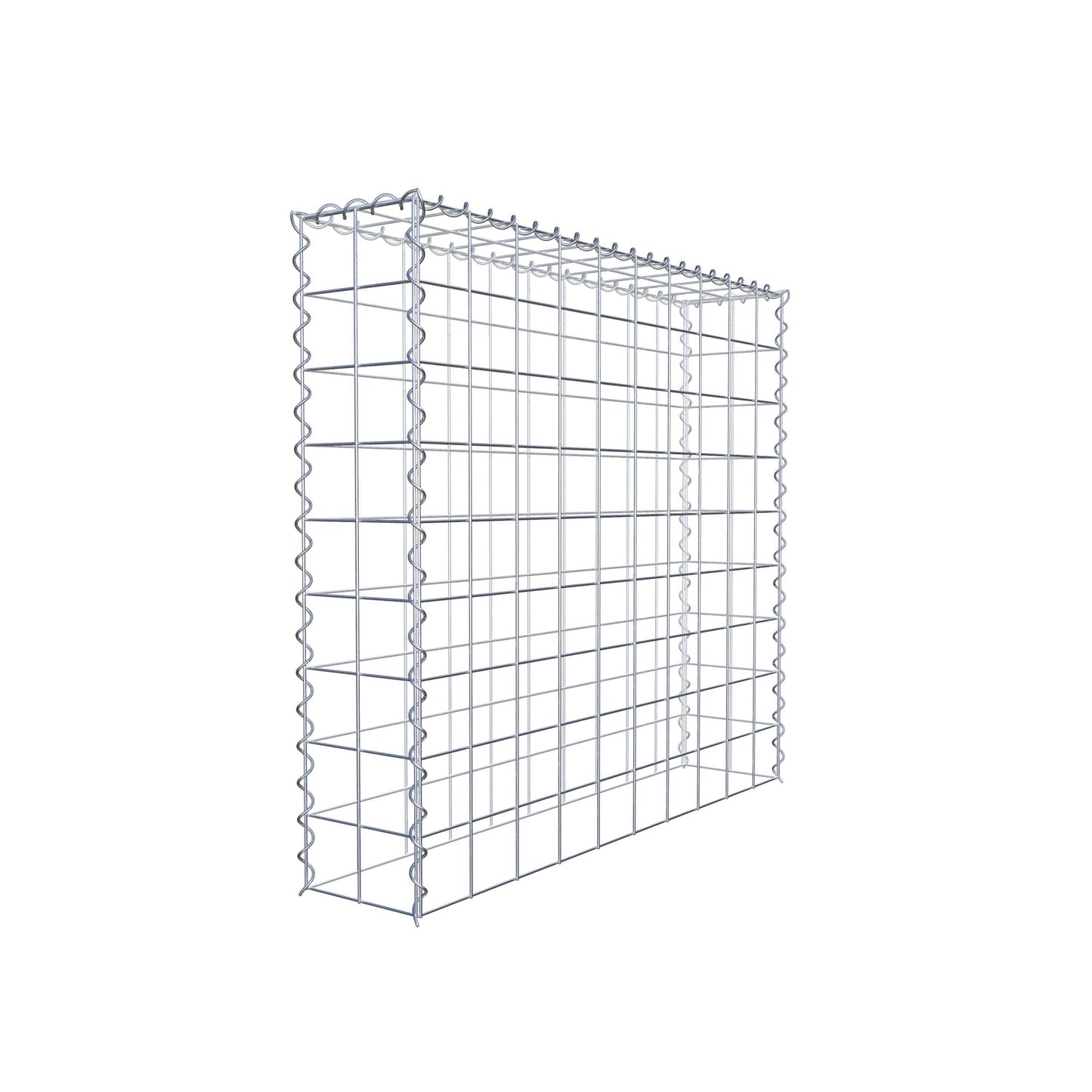Anbaugabione Typ 3 100 cm x 90 cm x 20 cm (L x H x T), Maschenweite 10 cm x 10 cm, Spirale