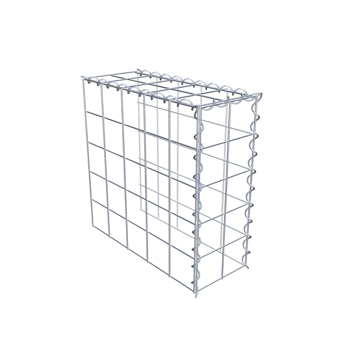 Gavión adicional tipo 4 50 cm x 50 cm x 20 cm (L x A x P), malla 10 cm x 10 cm, en espiral