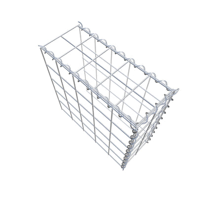 Gavión adicional tipo 4 50 cm x 50 cm x 20 cm (L x A x P), malla 10 cm x 10 cm, en espiral