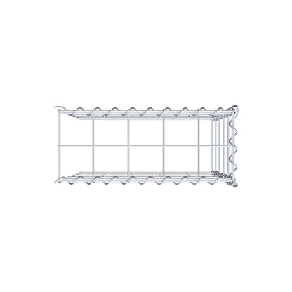 Gavión adicional tipo 4 50 cm x 50 cm x 20 cm (L x A x P), malla 10 cm x 10 cm, en espiral