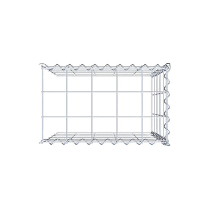 Opvokset gabion type 4 50 cm x 50 cm x 30 cm (L x H x D), maskestørrelse 10 cm x 10 cm, spiral