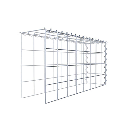 Gavión complementario tipo 4 80 cm x 40 cm x 20 cm (L x A x P), malla 10 cm x 10 cm, en espiral