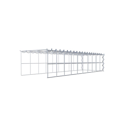 Gabião tipo 4 100 cm x 20 cm x 30 cm (C x A x P), malhagem 10 cm x 10 cm, espiral