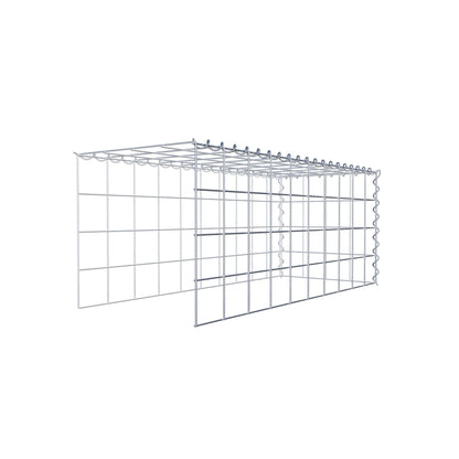 Gabbione aggiuntivo tipo 4 100 cm x 40 cm x 40 cm (L x H x P), dimensione maglia 10 cm x 10 cm, a spirale