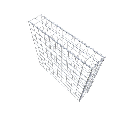 Grown-on gabion type 4 100 cm x 100 cm x 20 cm (L x H x D), mesh size 10 cm x 10 cm, spiral