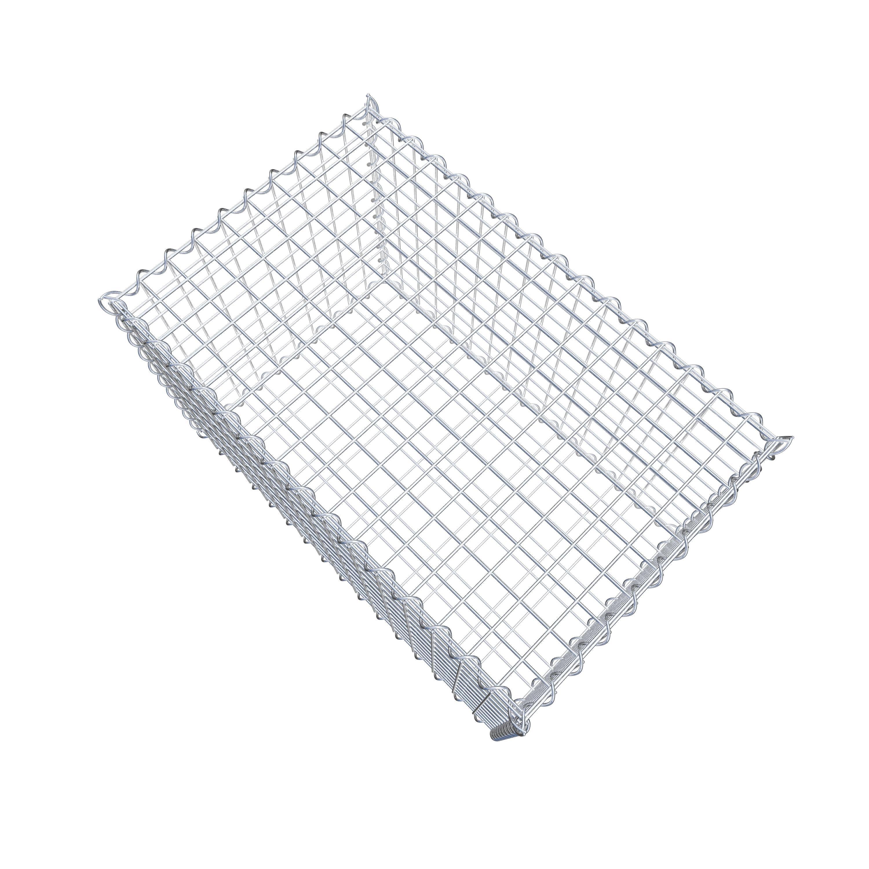 Gabion 80 cm x 50 cm x 50 cm (L x H x D), maskstorlek 5 cm x 5 cm, spiral