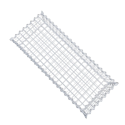 Gabion 100 cm x 20 cm x 40 cm (L x H x D), maskestørrelse 5 cm x 5 cm, spiral