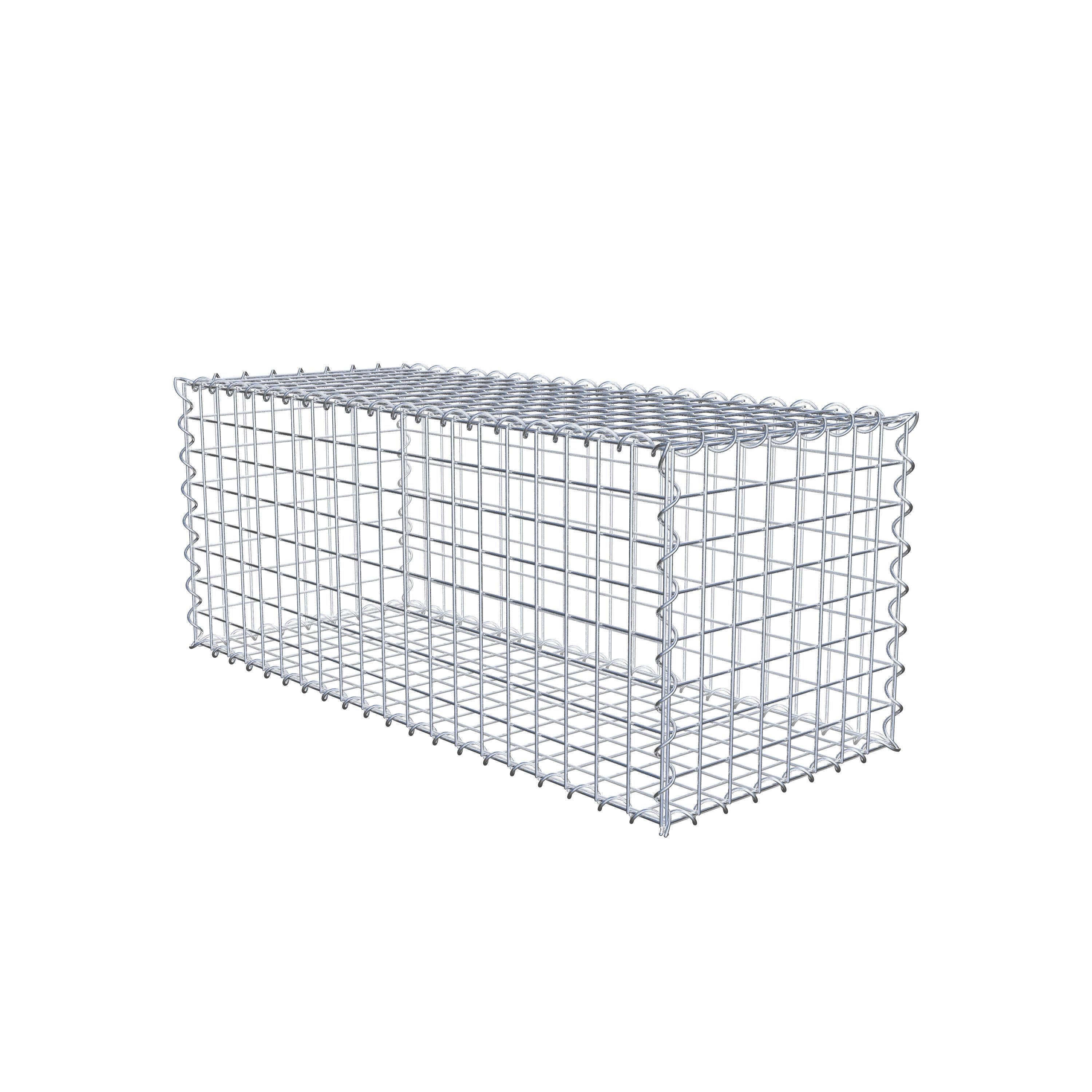 Gabion 100 cm x 40 cm x 40 cm (L x H x D), maskestørrelse 5 cm x 5 cm, spiral