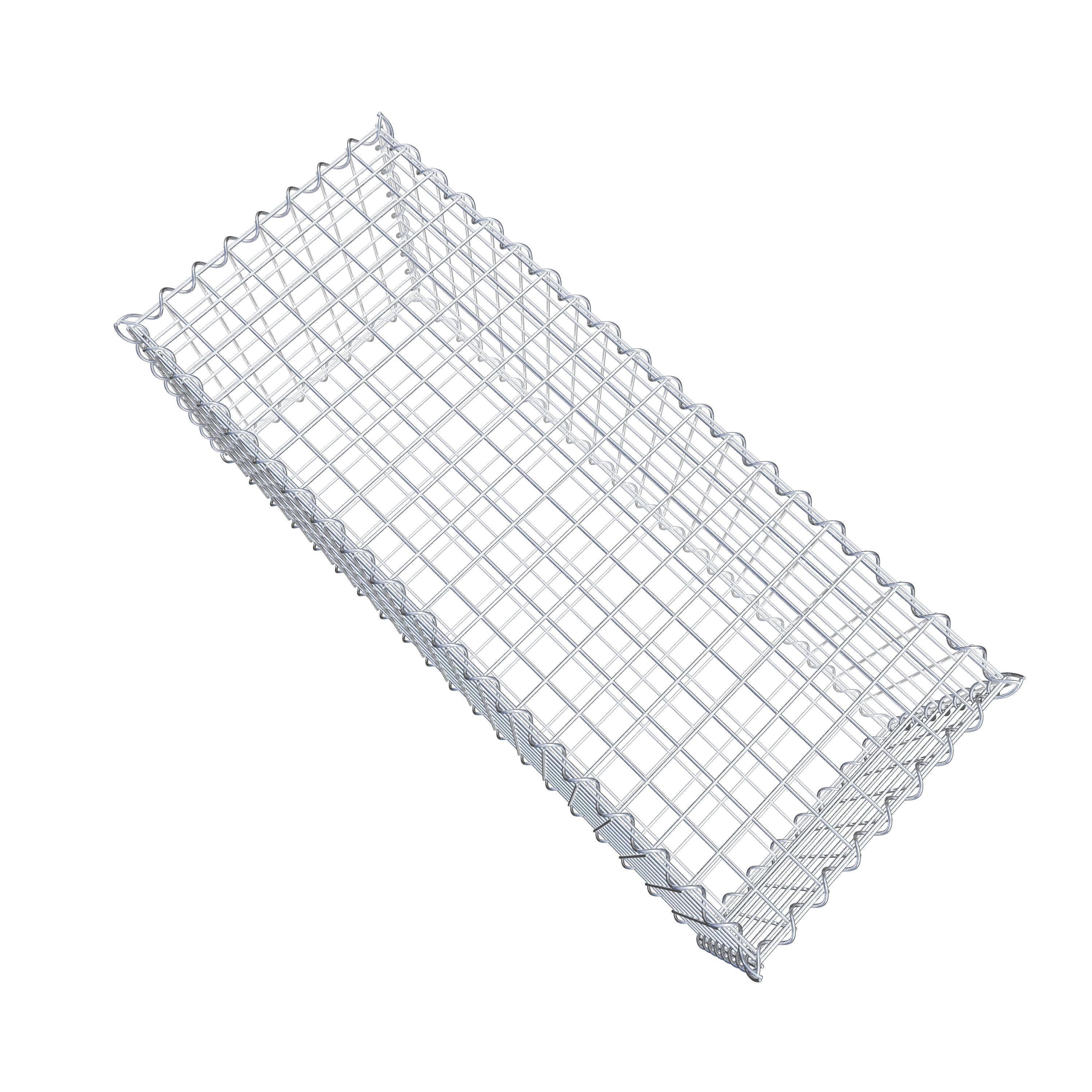 Gabion 100 cm x 40 cm x 40 cm (L x H x D), maskestørrelse 5 cm x 5 cm, spiral