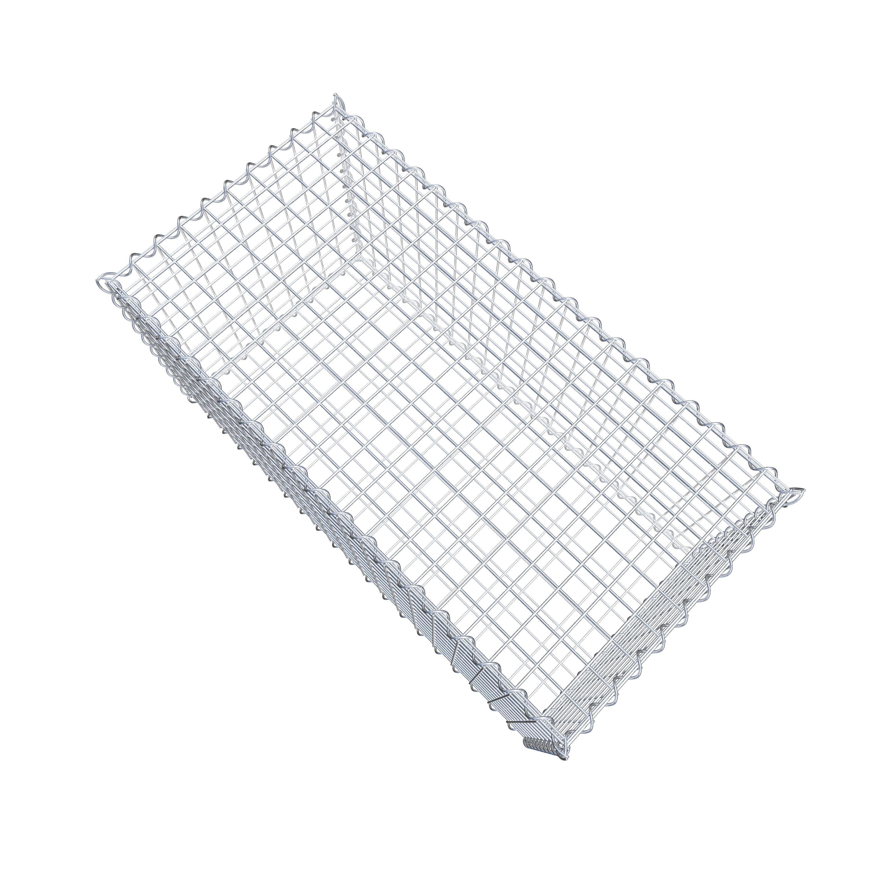 Gabion 100 cm x 50 cm x 50 cm (L x H x D), mesh size 5 cm x 5 cm, spiral