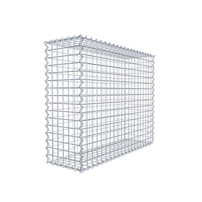 Gabion 100 cm x 80 cm x 30 cm (L x H x P), mailles 5 cm x 5 cm, spirale