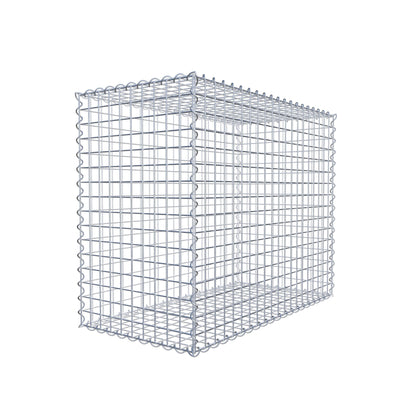 Gabion 100 cm x 80 cm x 50 cm (L x H x P), mailles 5 cm x 5 cm, spirale