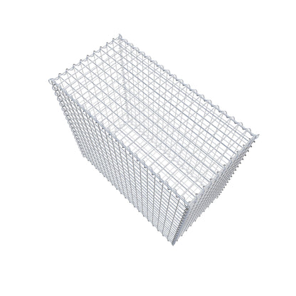 Gabion 100 cm x 90 cm x 50 cm (L x H x D), mesh size 5 cm x 5 cm, spiral