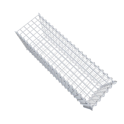 Grown-on gabion type 2 100 cm x 40 cm x 30 cm (L x H x D), mesh size 5 cm x 5 cm, spiral
