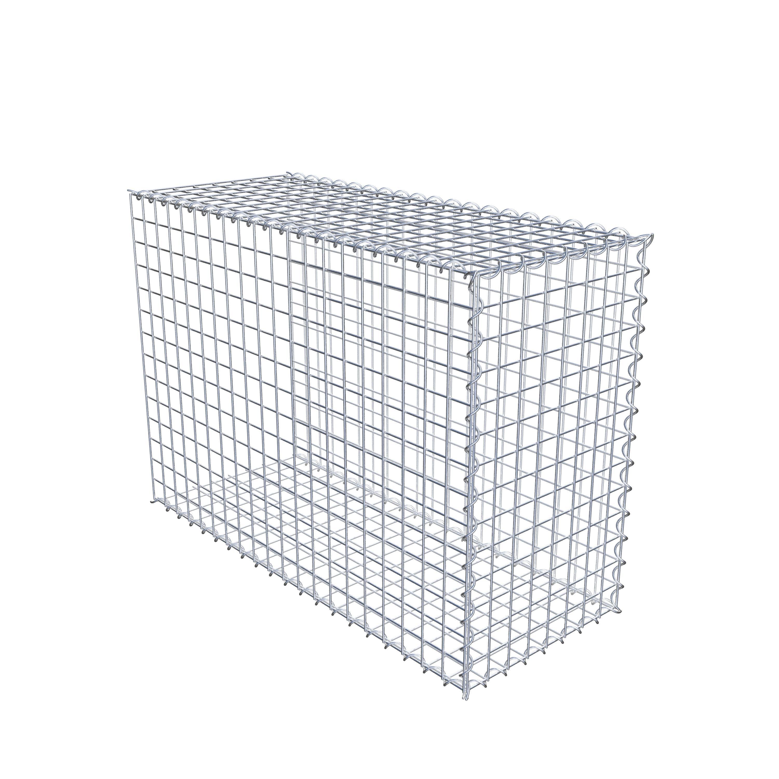 Grown-on gabion type 2 100 cm x 70 cm x 40 cm (L x H x D), mesh size 5 cm x 5 cm, spiral