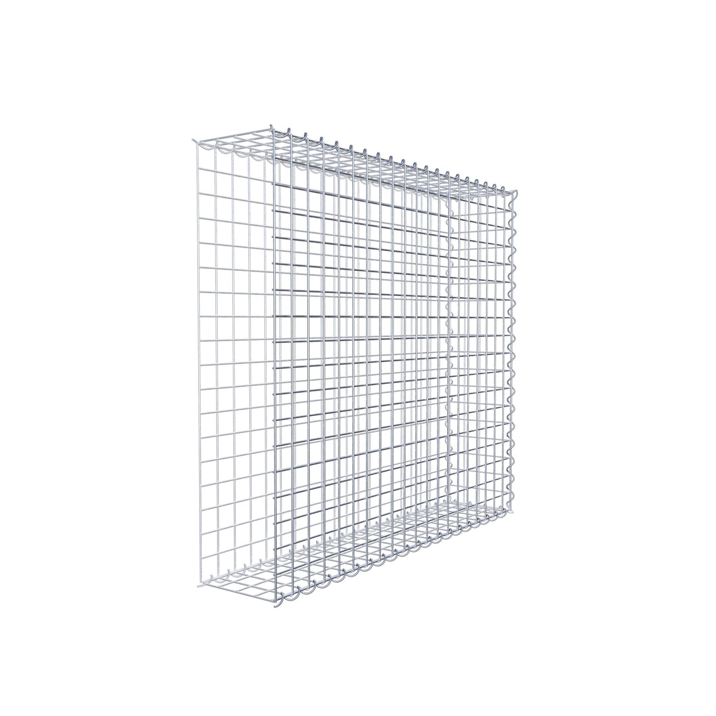 Gavión complementario tipo 2 100 cm x 90 cm x 20 cm (L x A x P), malla 5 cm x 5 cm, espiral