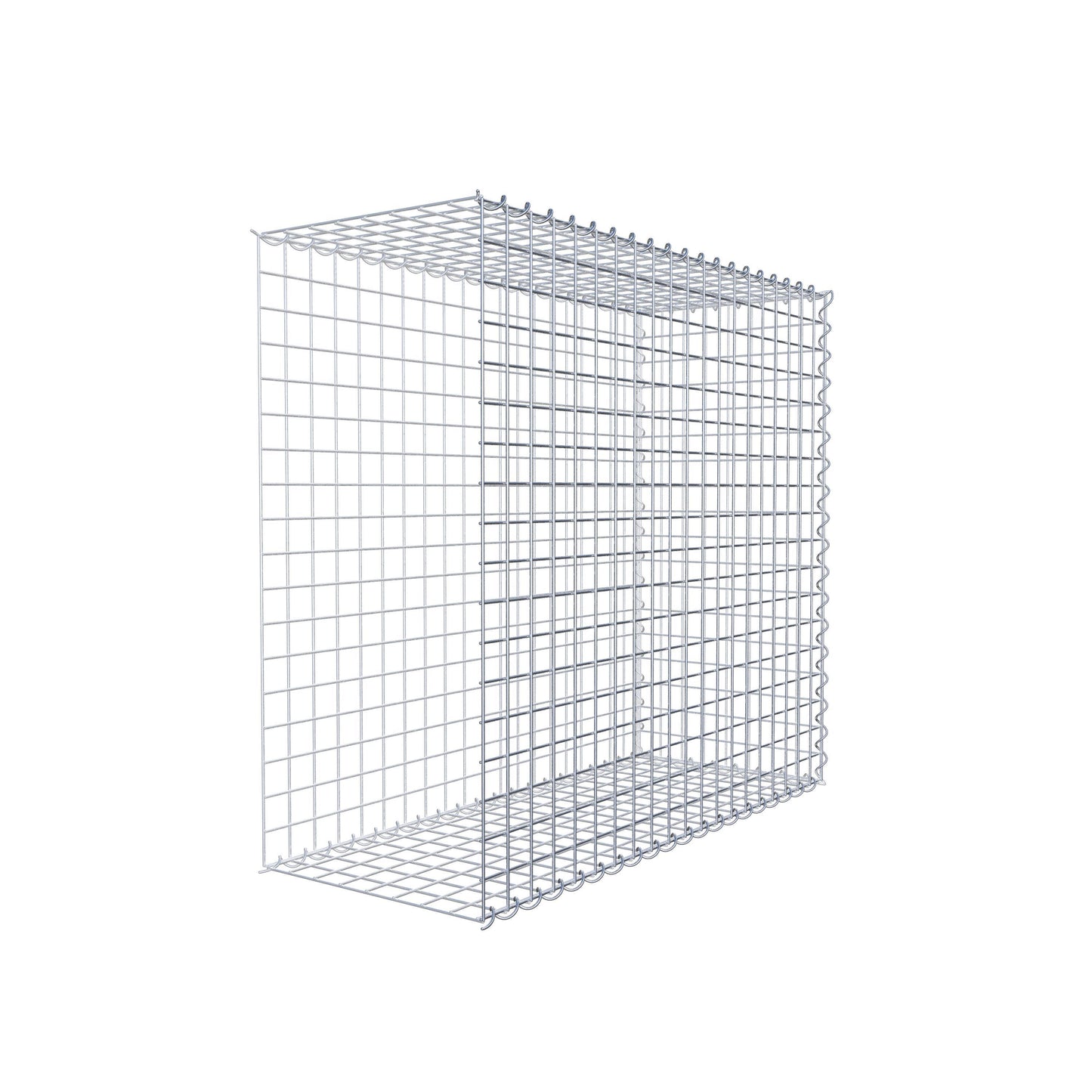 Grown-on gabion type 2 100 cm x 90 cm x 40 cm (L x H x D), mesh size 5 cm x 5 cm, spiral