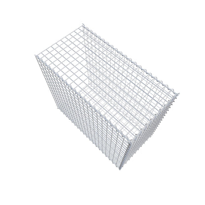 Grown-on gabion type 2 100 cm x 90 cm x 50 cm (L x H x D), mesh size 5 cm x 5 cm, spiral